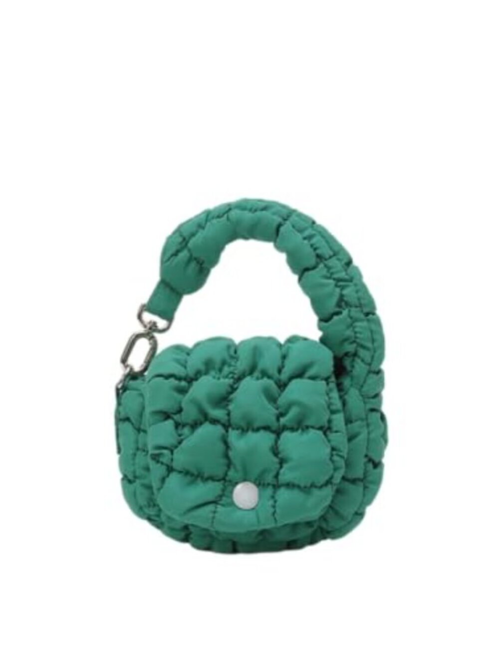 Mini Quilted Puffy Nylon Shoulder Bag Cloud Bubble Handbag Puffer Purse